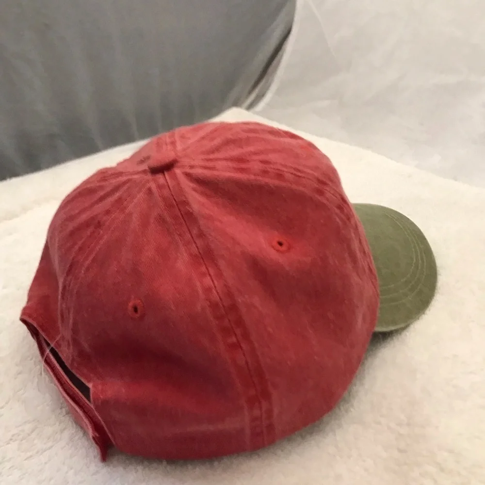 JS International for Cancun Adjustable Pink & Tan Cotton Travel Beach Ball Cap